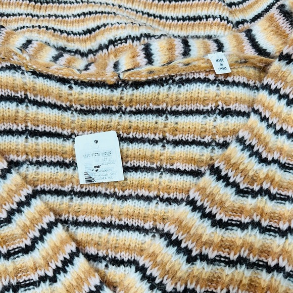 A.L.C. Rebekah Stripped Wool Blend Cardigan - Picture 9 of 10